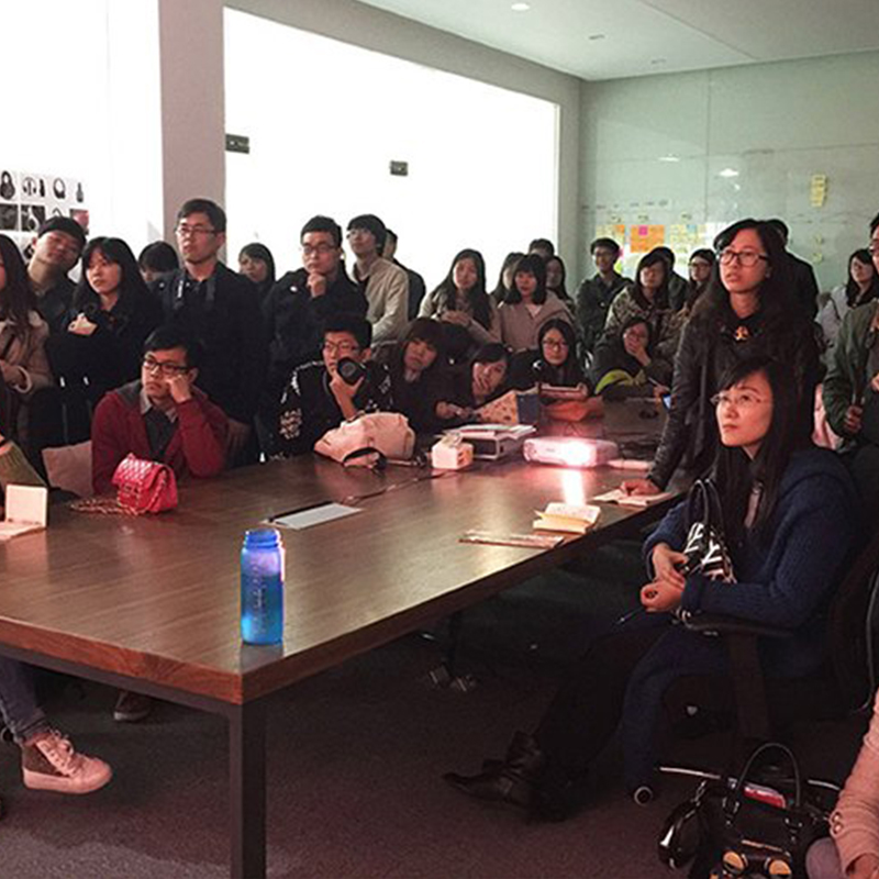 山東大學工業(yè)設計學院12屆大三學生來我木馬參觀學習！